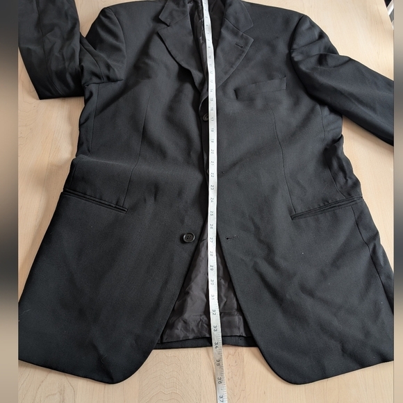 🇩🇪Hugo Boss EINSTEIN/Sigma Black Sport Coat with Notch Lapel - Picture 12 of 15